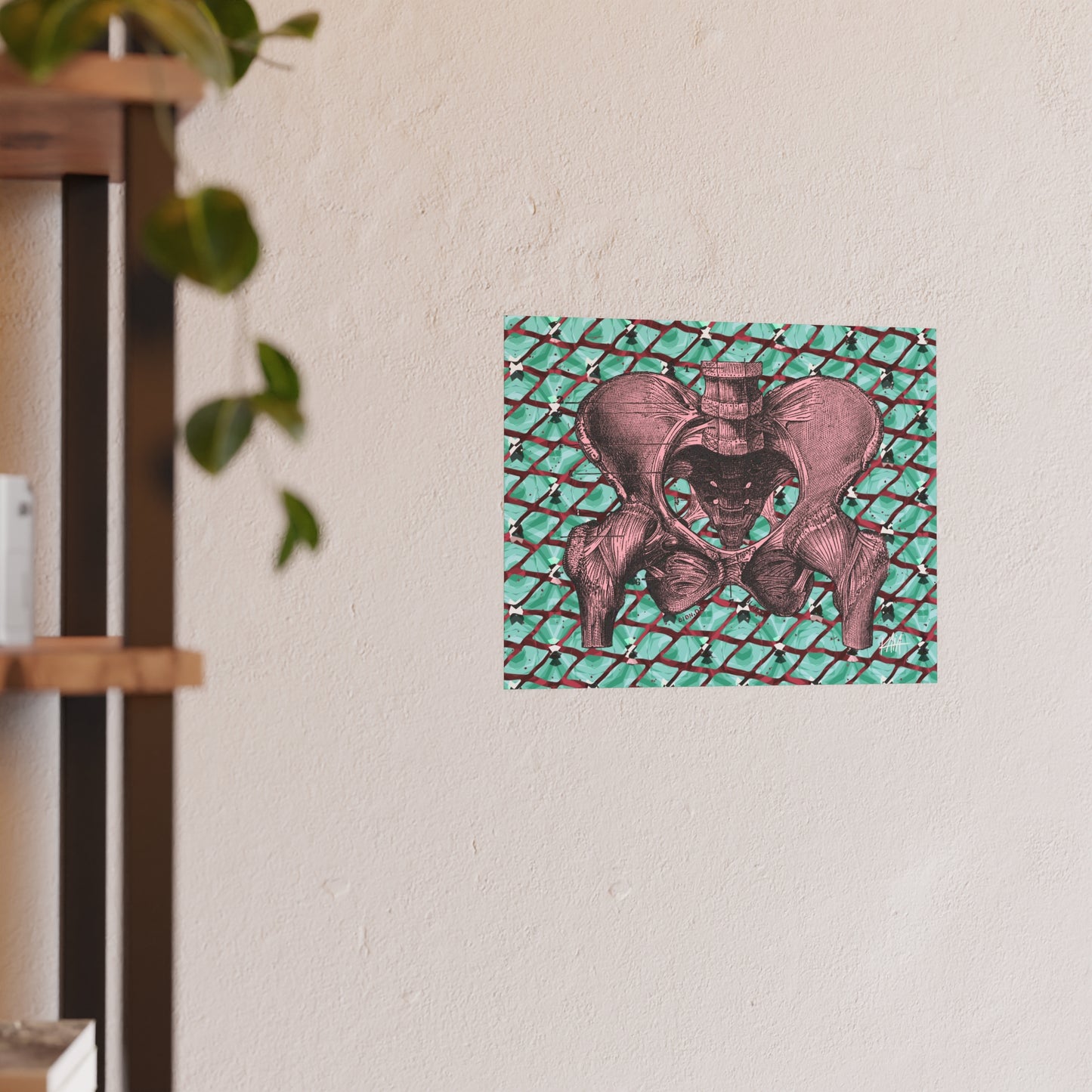 Pelvis (pink), Satin/Matte Archival Poster