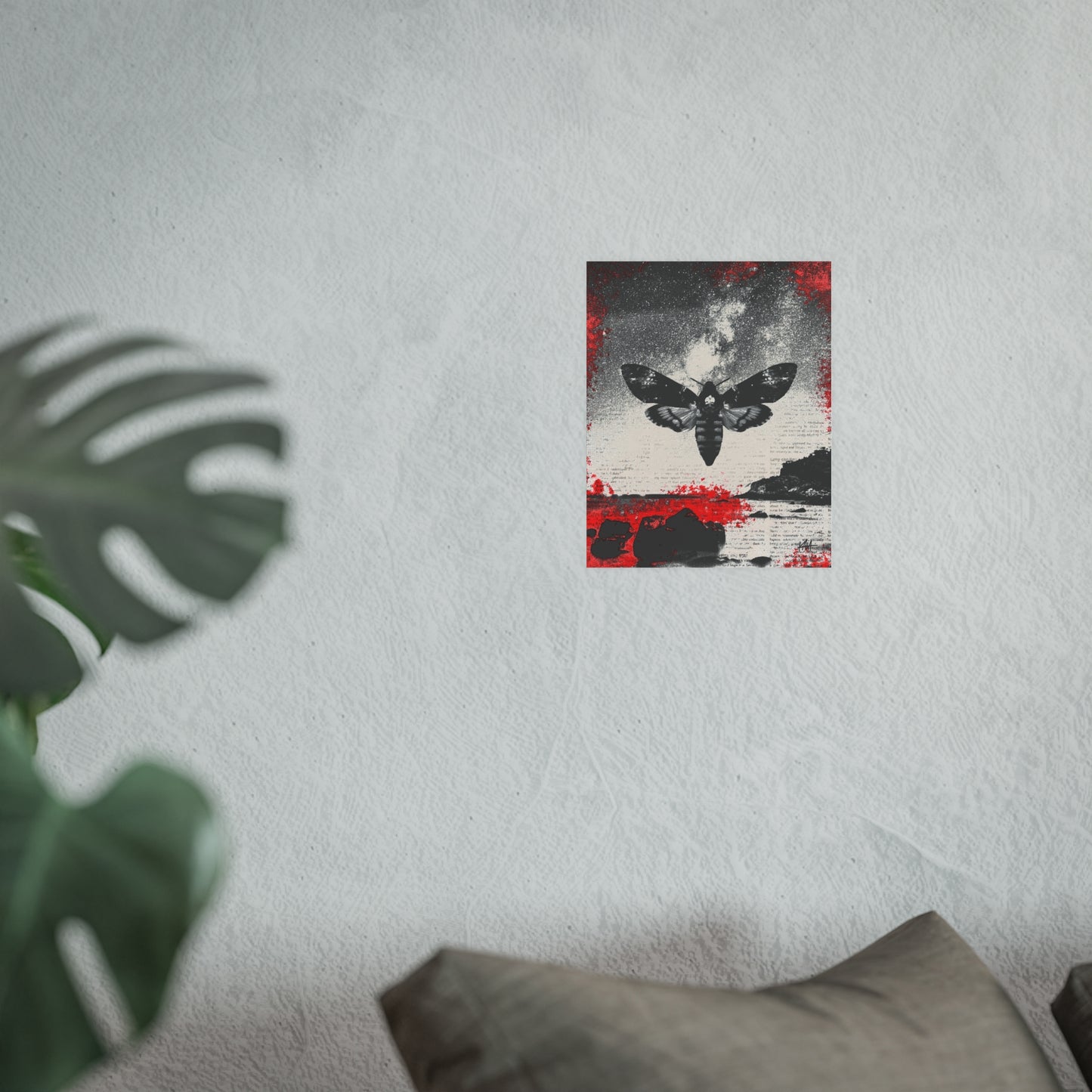 Death's Head Moth, Satin/Matte Archival Poster