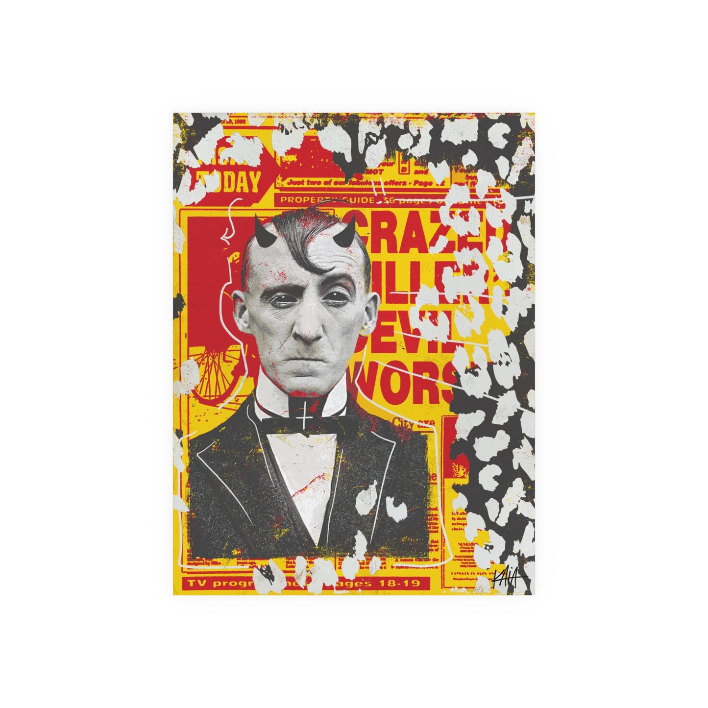 Devil Priest, Satin/Matte Archival Poster