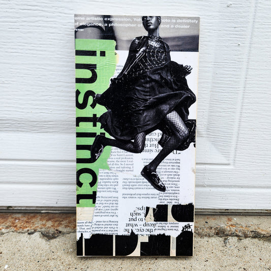 "Instinct" Collage Art