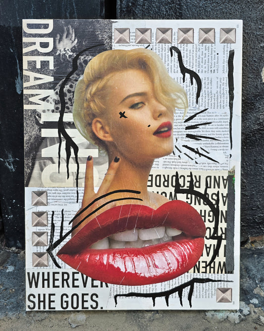 Dreaming Wherever She Goes, 12"x16"