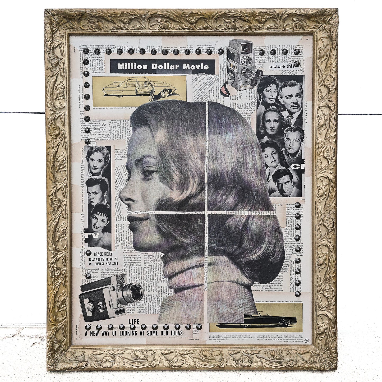 "Grace Kelly" 25"x31" Mixed Media on Canvas