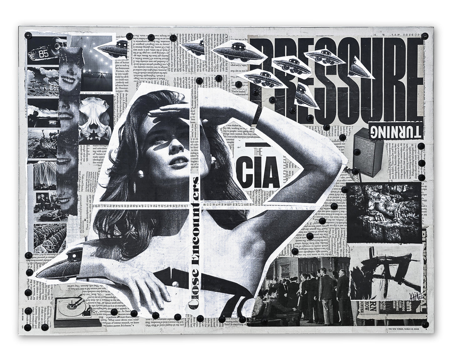 "Pressure" 18"x24" Mixed Media on Wood Panel