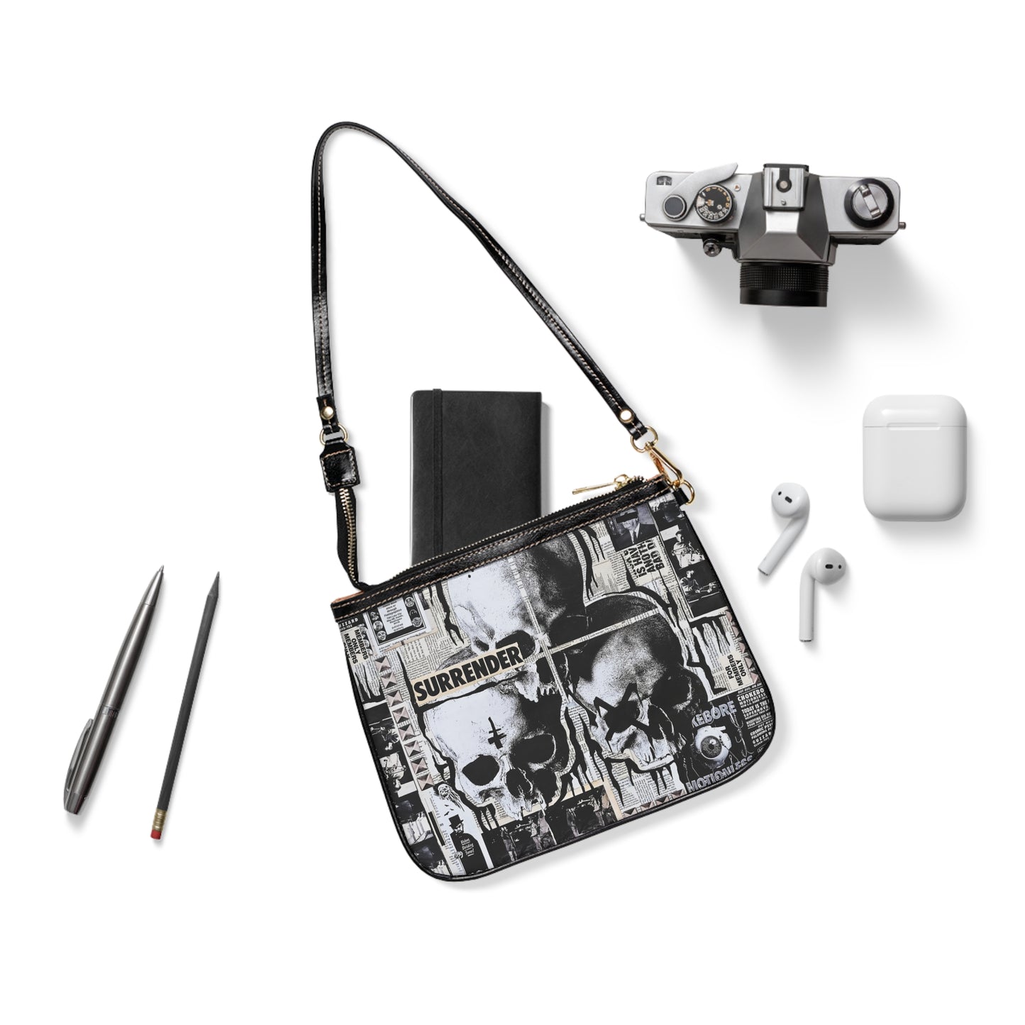 Skulls Trio, Small Shoulder Bag