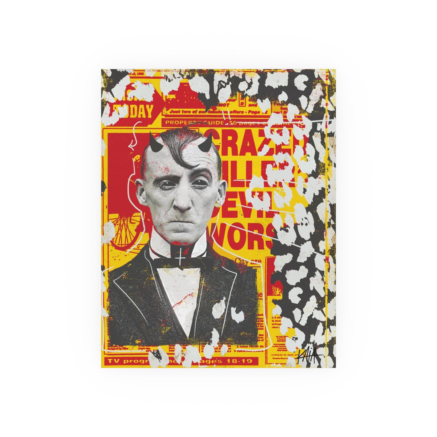 Devil Priest, Satin/Matte Archival Poster