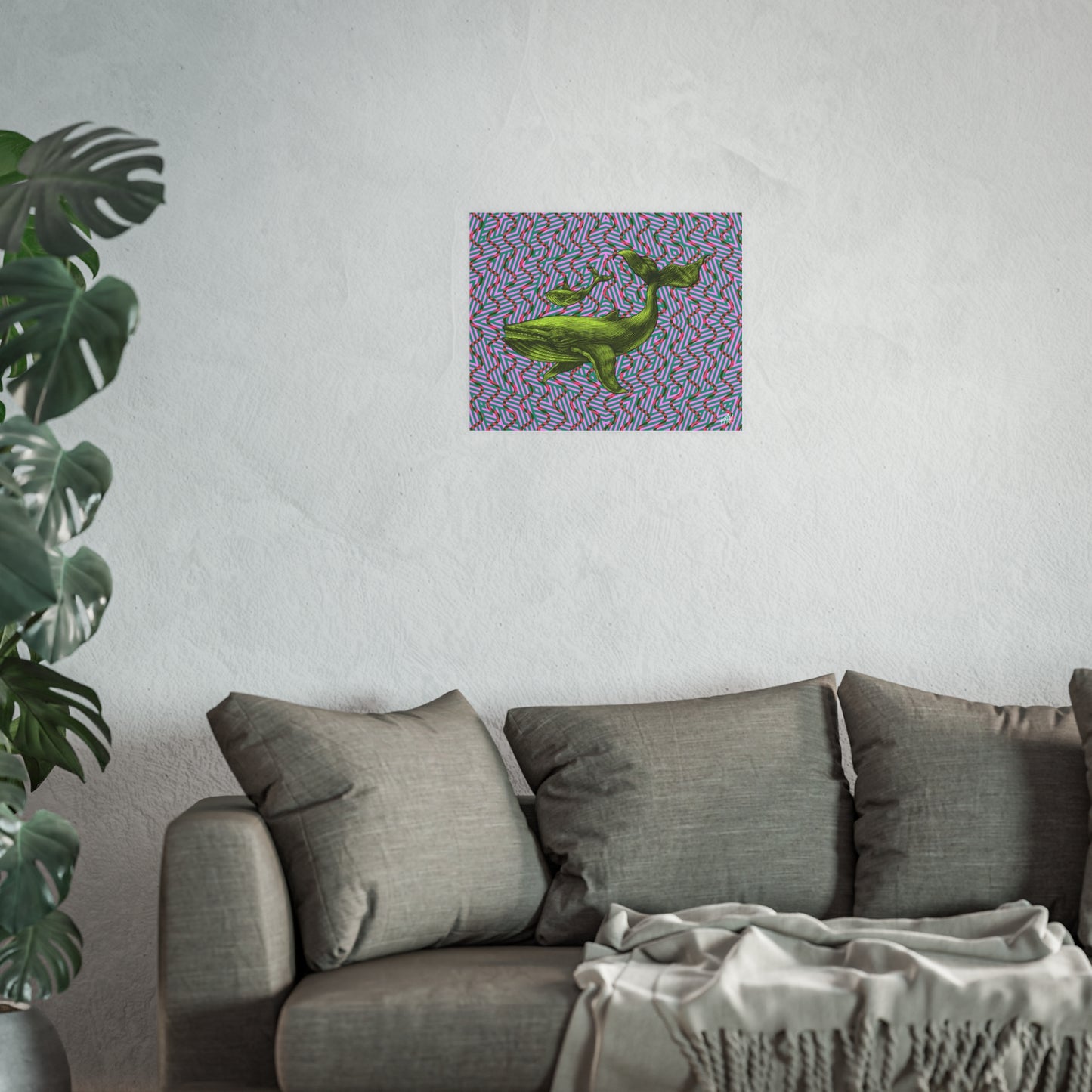 Whales, Satin/Matte Archival Poster