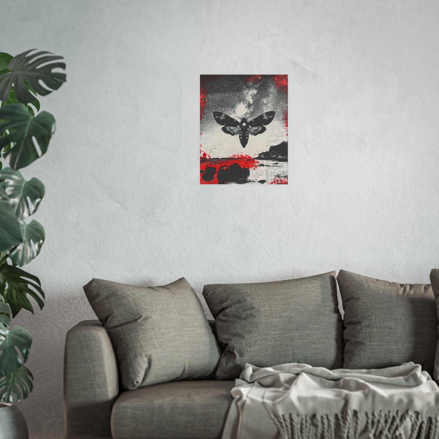 Death's Head Moth, Satin/Matte Archival Poster