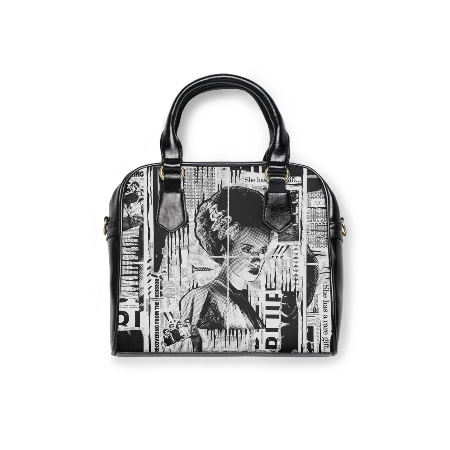 Bride, Shoulder Handbag with Crossbody Strap