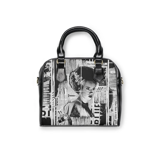 Bride, Shoulder Handbag with Crossbody Strap