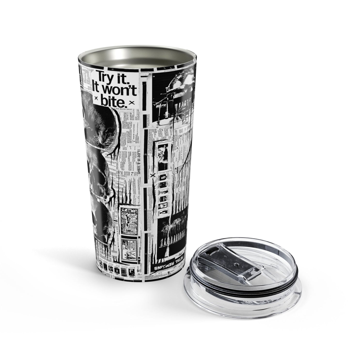 Tumbler 20oz, Skull Stack