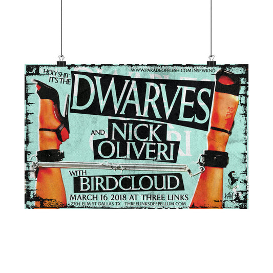 Dwarves, Matte Horizontal Poster