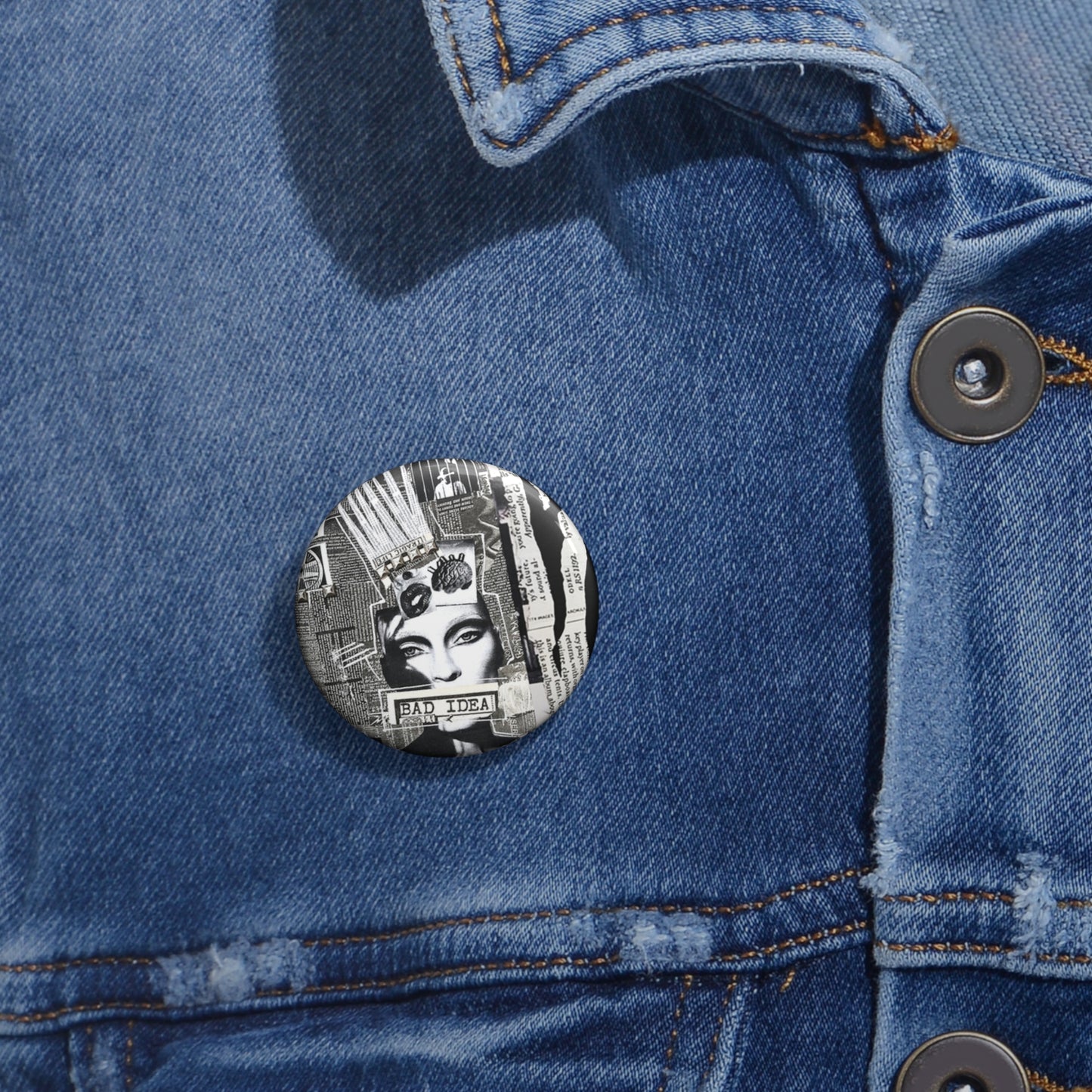 Custom Pin Button, Bad Idea