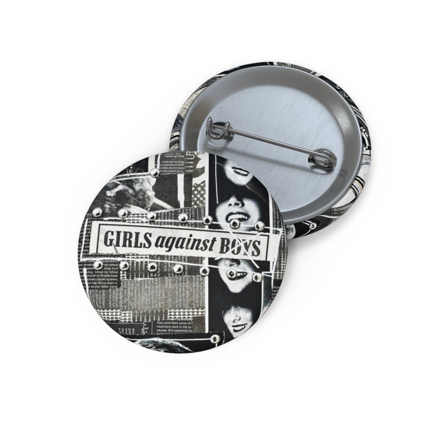 Custom Pin Button, Girls