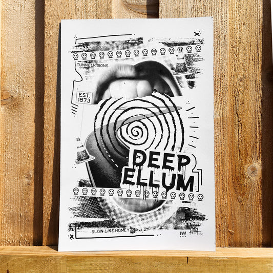 Deep Ellum Tunnel tribute poster