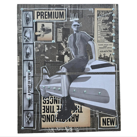 "Premium" 16"x20" Mixed Media on Wood