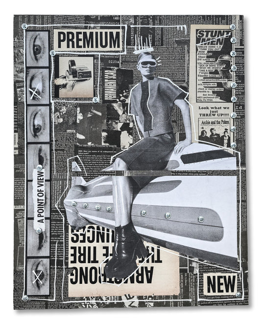 "Premium" 16"x20" Mixed Media on Wood