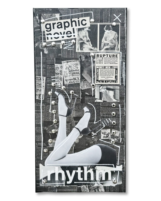 "Rhythm" 10"x20" Mixed Media on Canvas