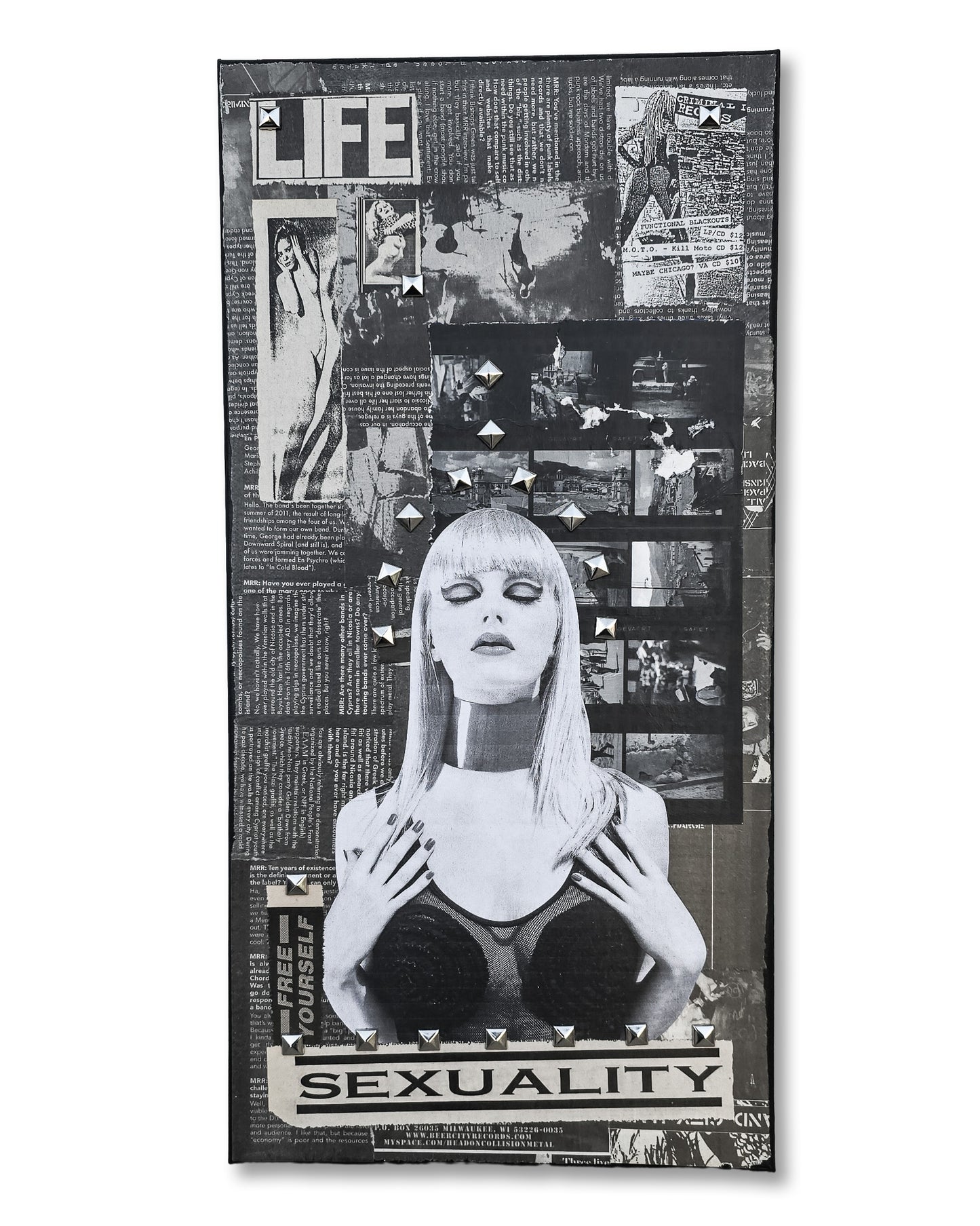 "Sexuality" 10"x20" Mixed Media on Canvas