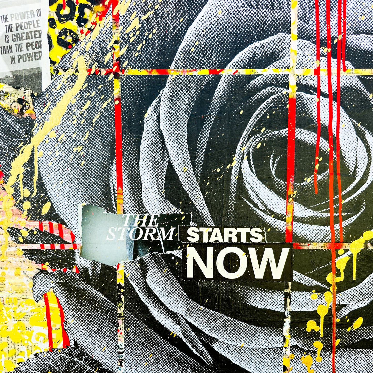 "The Storm Starts Now", 36"x36"