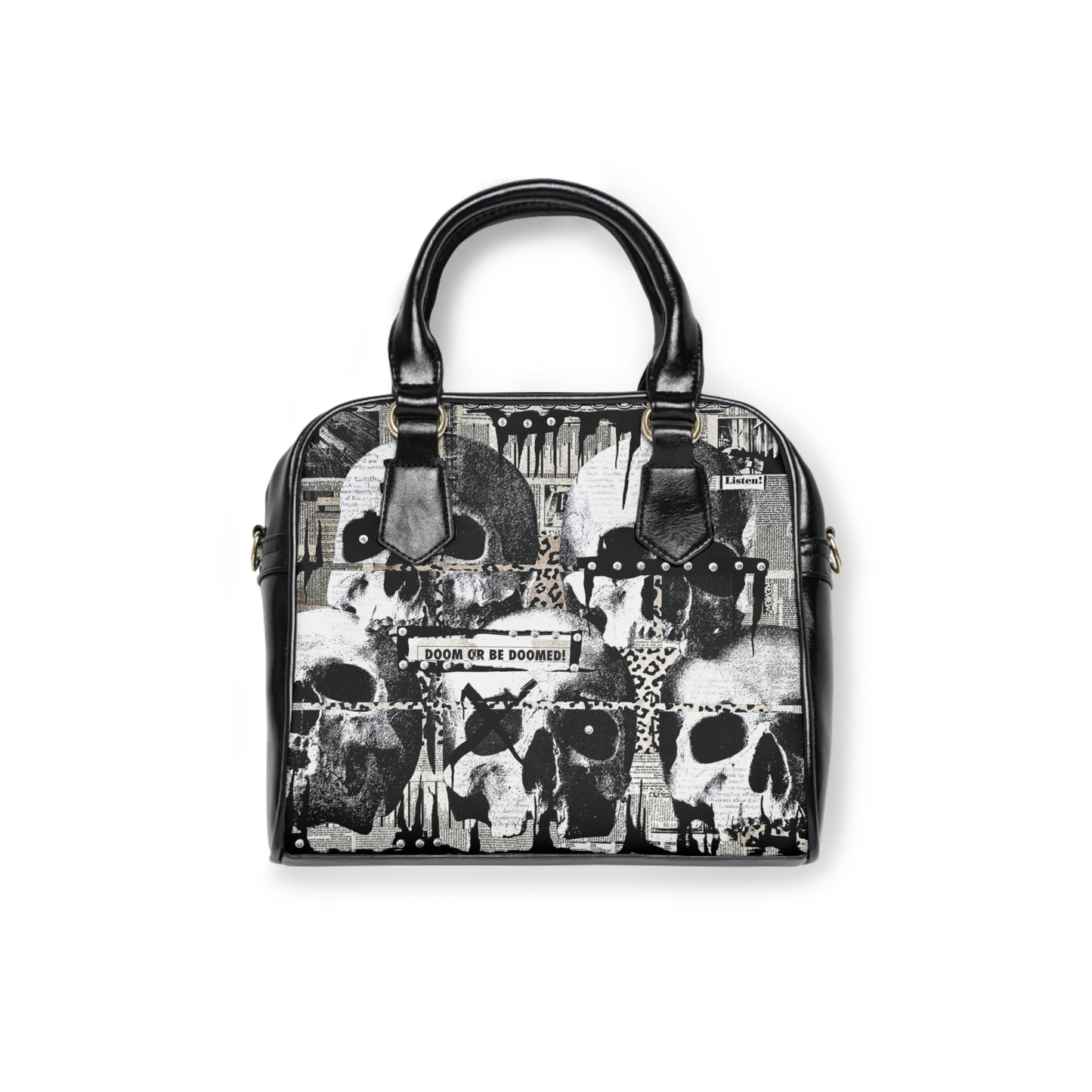 Skulls Quinte, Shoulder Handbag with Crossbody Strap