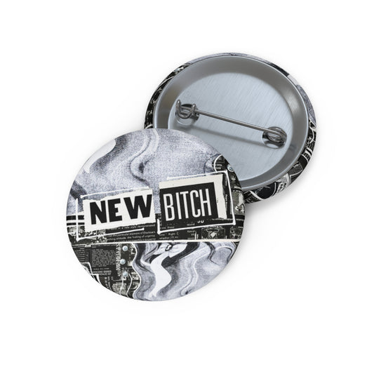 Custom Pin Button, New