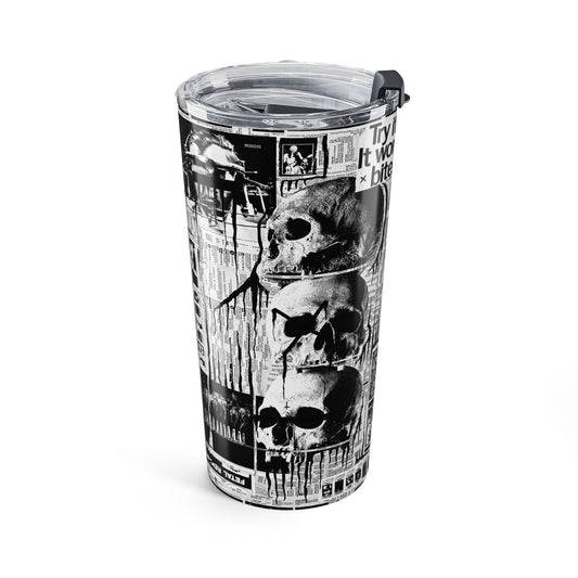 Tumbler 20oz, Skull Stack