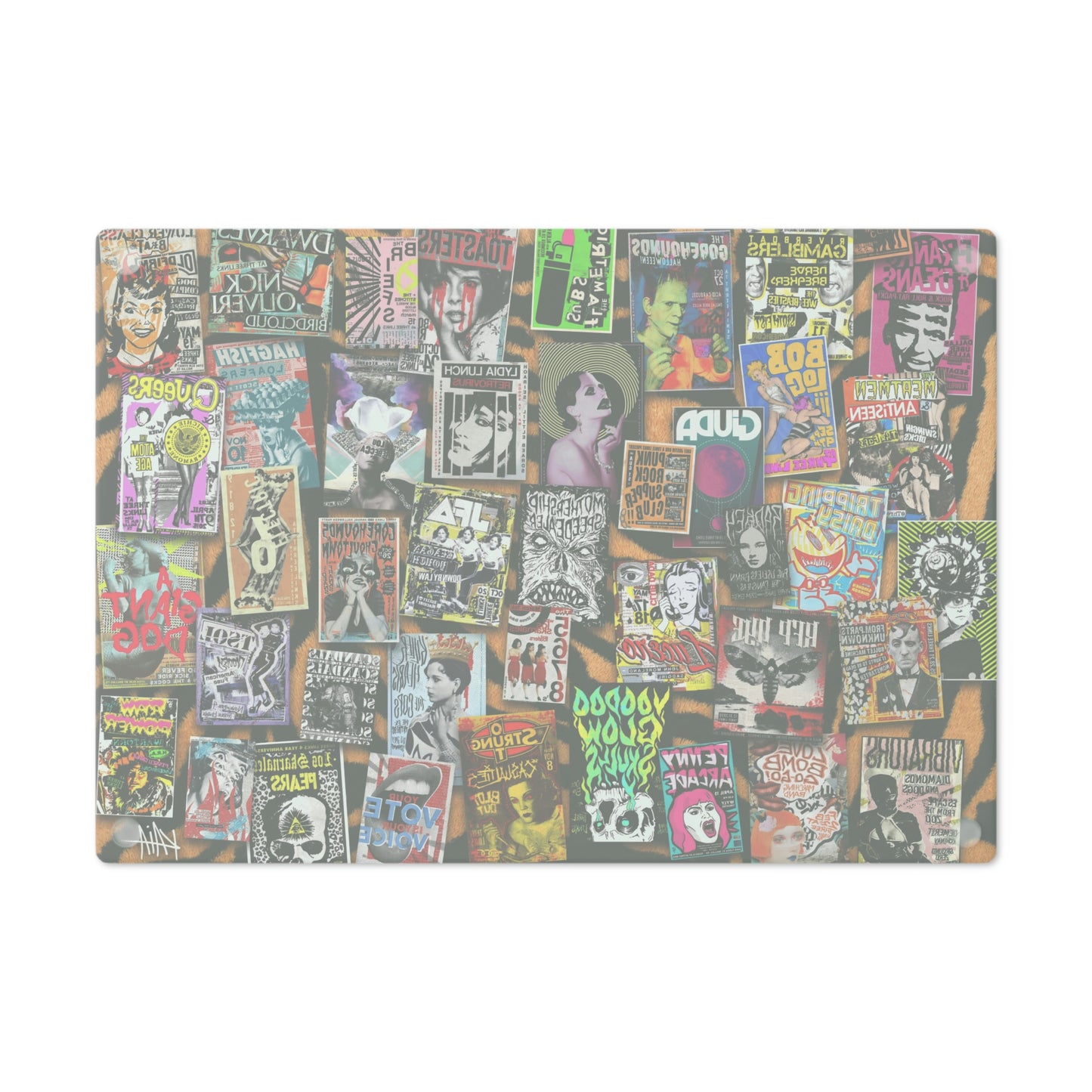 Cutting Board, 2 sizes, Flyer Collage