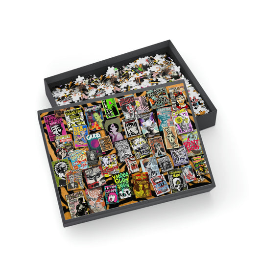 *NEW* Puzzle (500-Piece), Flyer Collage